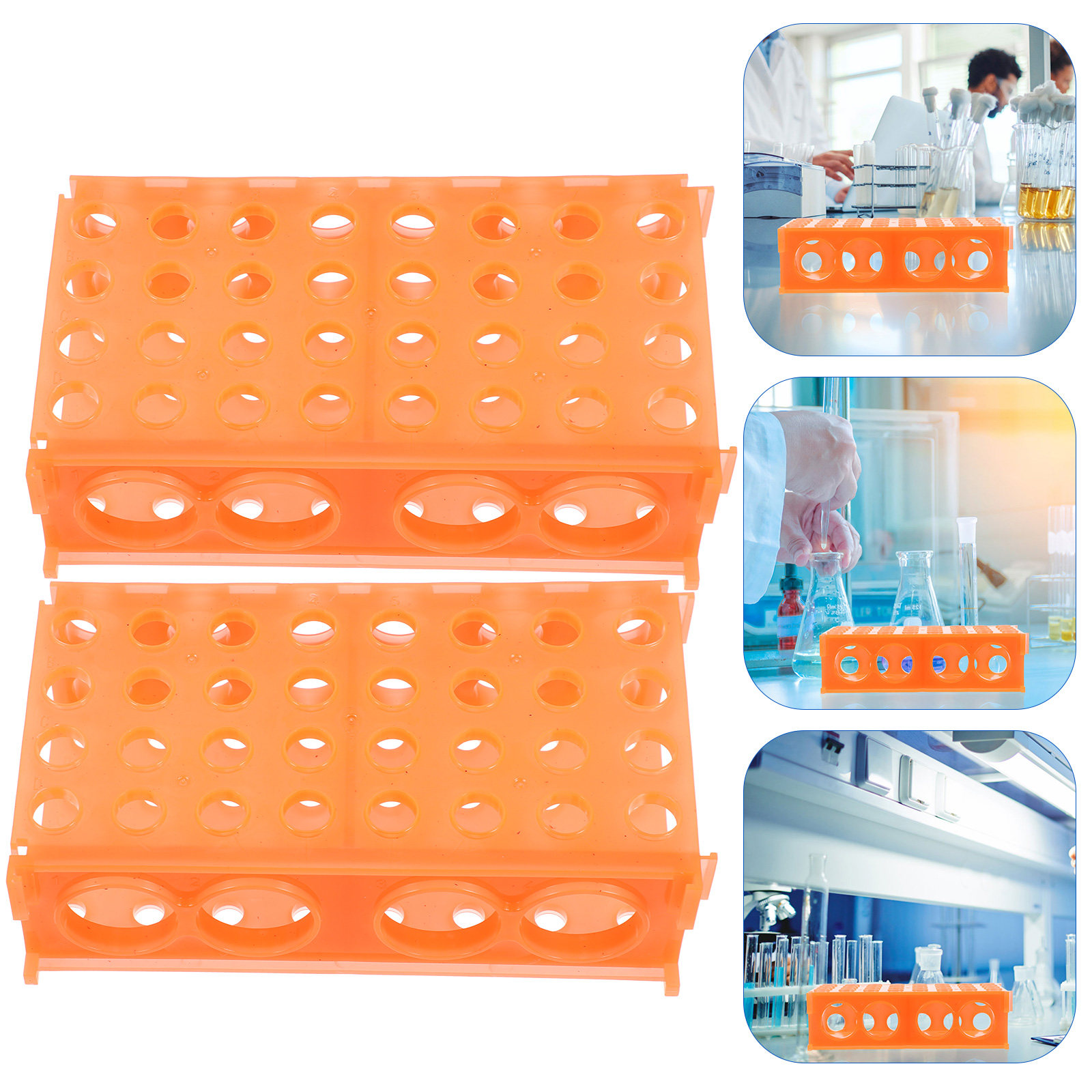 Laboratory Centrifuge - Zentrifugenröhrchenhalter, 2er-Pack, robuster Kunststoffhalter für 500