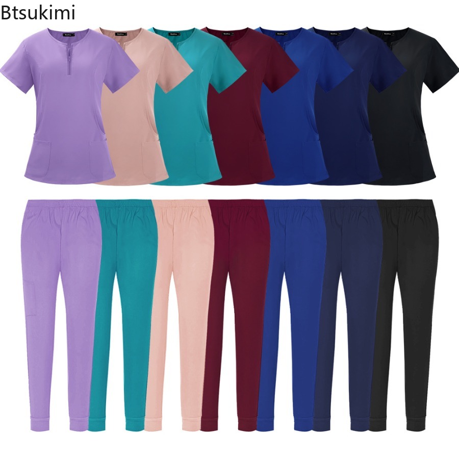 Medical Lab Uniform - Neue Medizinische OP-Kleidung für Damen: Scrub-Set