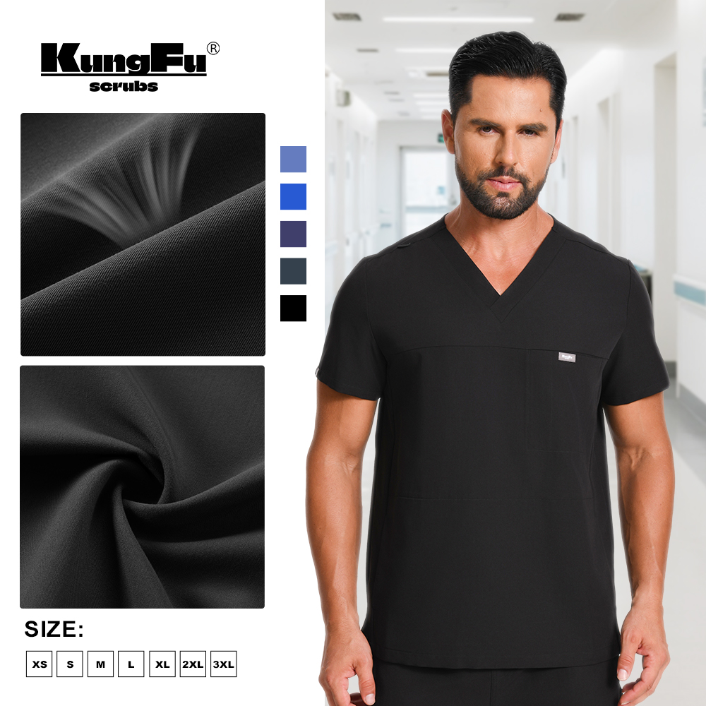 KUNGFU SCRUBS Herren-OP-Unifor – Medical Lab Uniform Bewertung und Preis